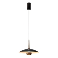MAXLIGHT P0676 - LED luster na lanku MANUKA LED/12W/230V pr. 28 cm zlatá/čierna