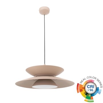 MAXLIGHT P0698 - LED Luster na lanku MAYUMI LED/12W/230V pr. 50 cm CRI 96 béžový
