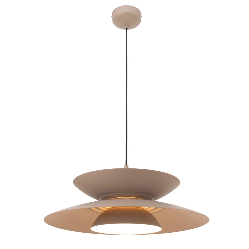 MAXLIGHT P0698 - LED Luster na lanku MAYUMI LED/12W/230V pr. 50 cm CRI 96 béžový