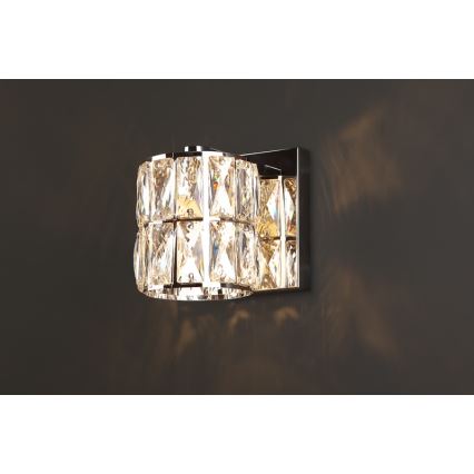 MAXLIGHT W0205 - Nástenné svietidlo DIAMANTE 1xG9/42W/230V lesklý chróm