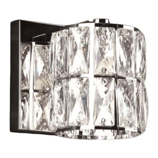 MAXLIGHT W0205 - Nástenné svietidlo DIAMANTE 1xG9/42W/230V lesklý chróm
