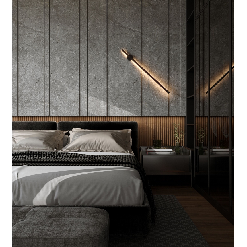 MAXLIGHT W0267 - LED Vonkajšie nástenné svietidlo SPIDER LED/8,4W/230V IP44 čierna