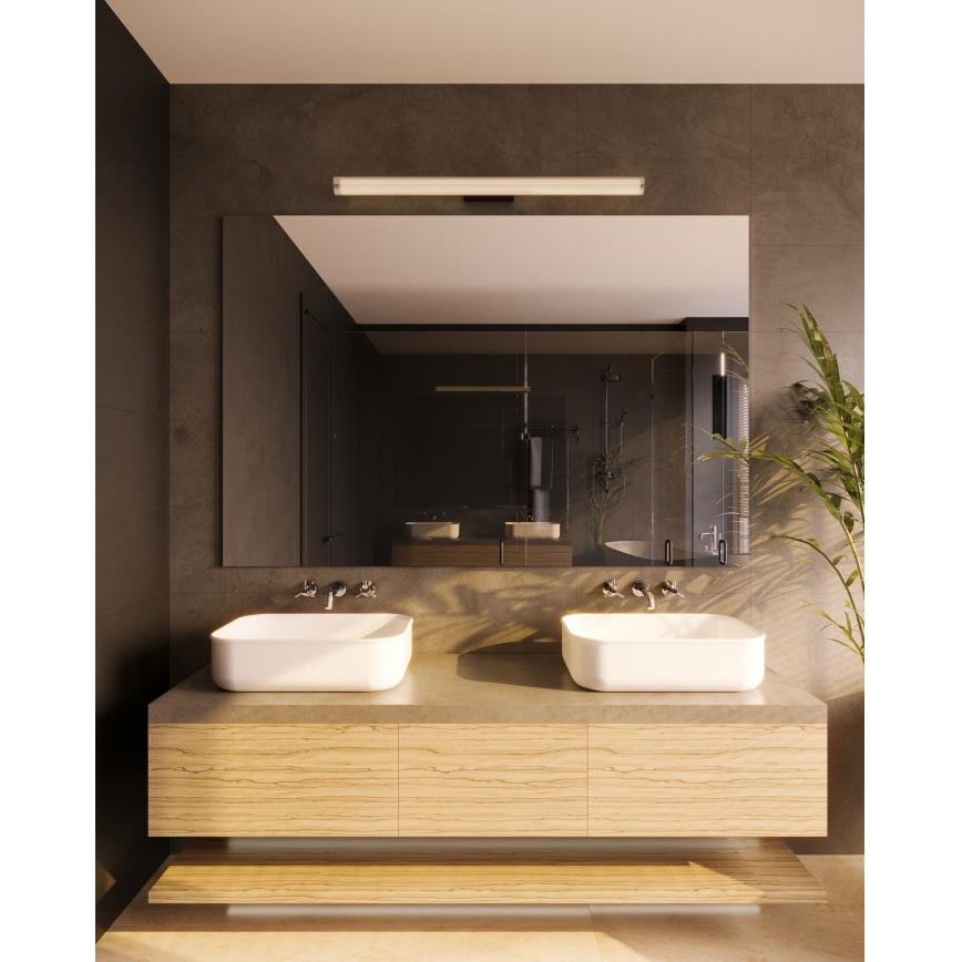 MAXLIGHT W0363 - LED Kúpeľňové nástenné svietidlo FAYETTE LED/6W/230V 31 cm IP44 čierna