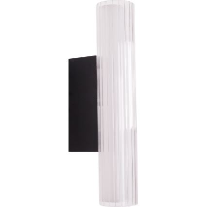 MAXLIGHT W0363 - LED Kúpeľňové nástenné svietidlo FAYETTE LED/6W/230V 31 cm IP44 čierna
