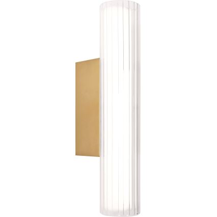 MAXLIGHT W0364 - LED Kúpeľňové nástenné svietidlo FAYETTE LED/6W/230V 31 cm IP44 zlatá