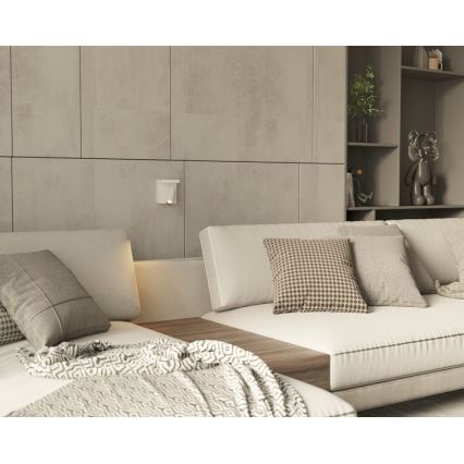 MAXLIGHT W0373 - LED Nástenné bodové svietidlo s bezdrôtovým nabíjaním LOFER LED/7W/230V biela