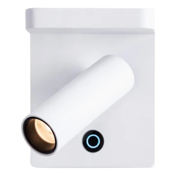 MAXLIGHT W0373 - LED Nástenné bodové svietidlo s bezdrôtovým nabíjaním LOFER LED/7W/230V biela