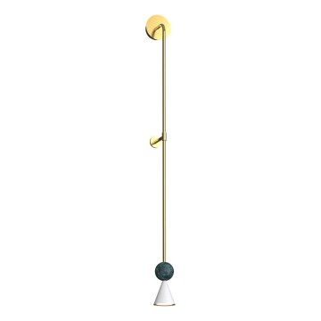 MAXLIGHT W0448 - LED Nástenné svietidlo BINGO LED/8W/230V CRI 92 zlatá/zelená