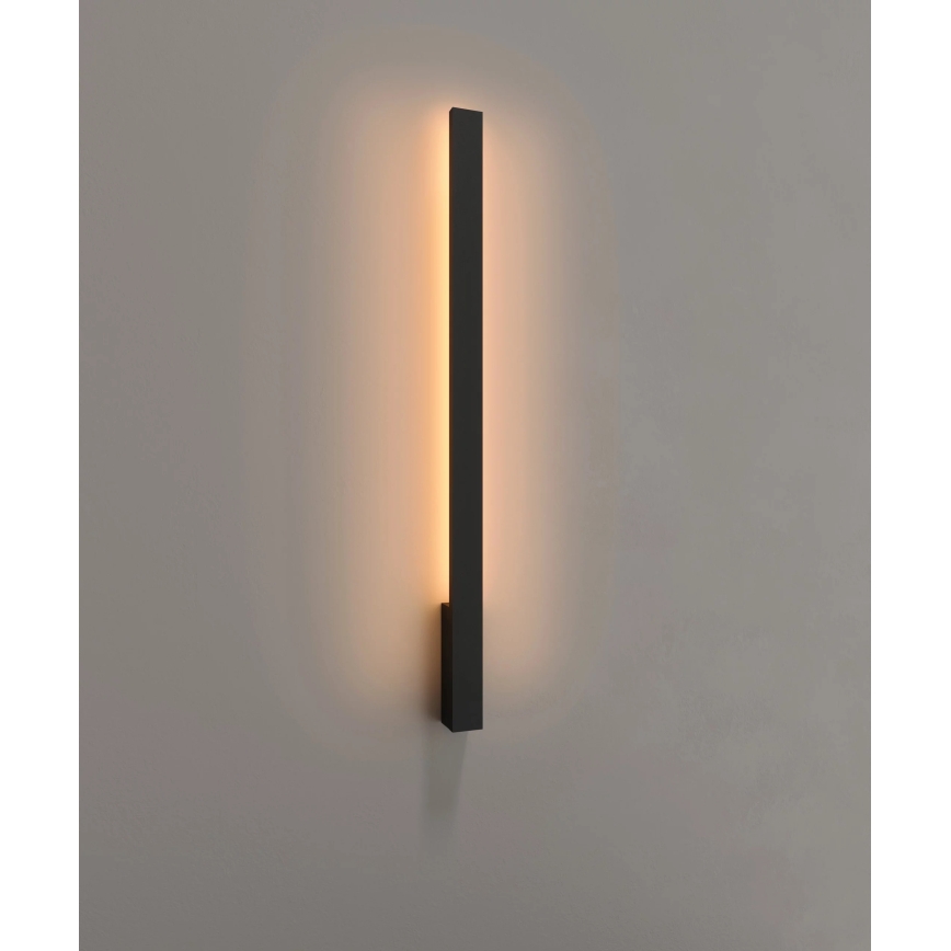 MAXLIGHT W0459 - LED Vonkajšie nástenné svietidlo KAPRUN LED/12W/230V CRI 93 IP65 čierna