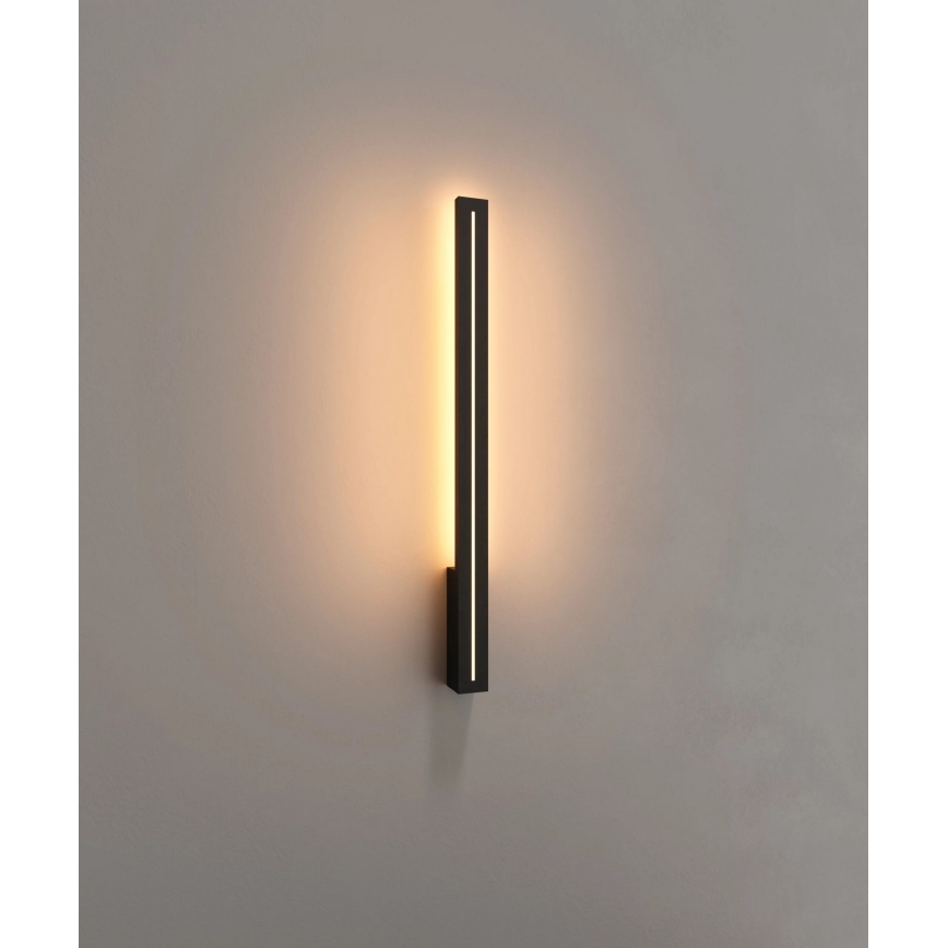 MAXLIGHT W0460 - LED Vonkajšie nástenné svietidlo MOENA LED/15W/230V CRI 93 IP65 čierna