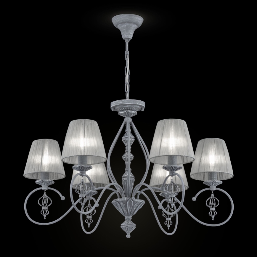 Maytoni ARM154-06-S - Luster na reťazi MONSOON 6xE14/40W/230V