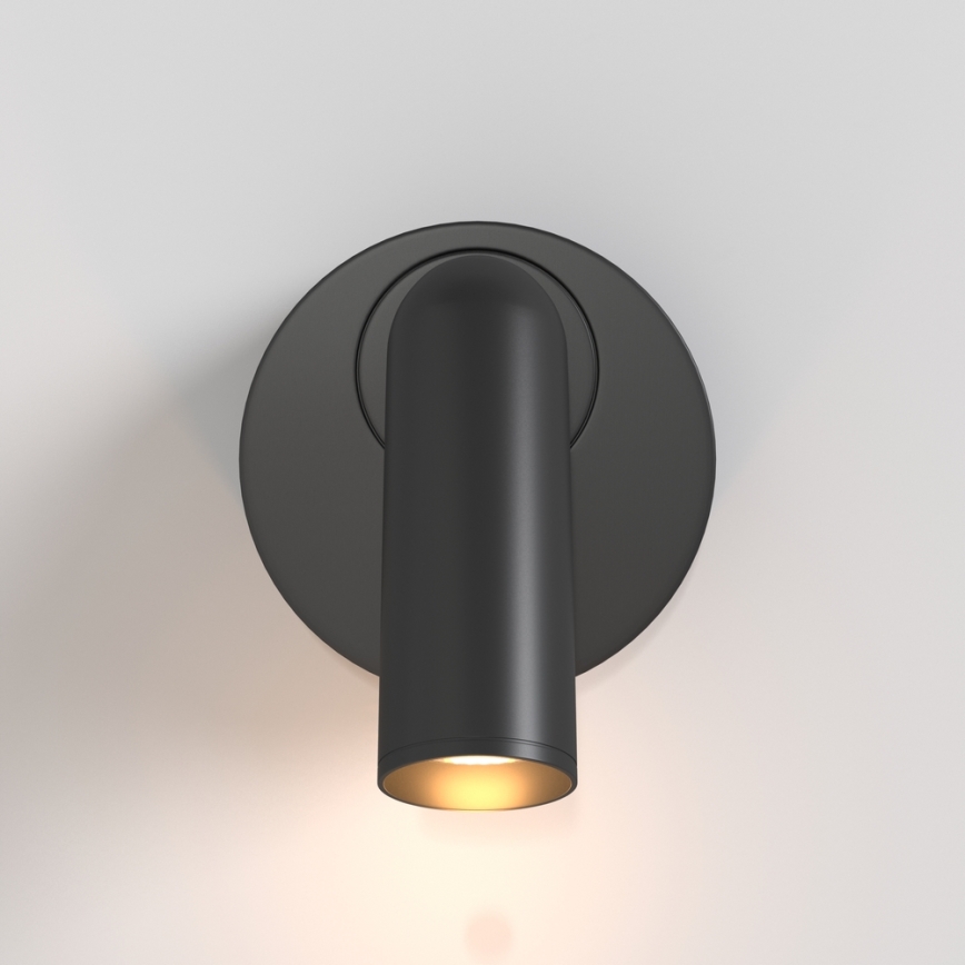 Maytoni C038WL-L3B3K - LED Nástenné svietidlo MIRAX LED/3W/230V 3000K čierna