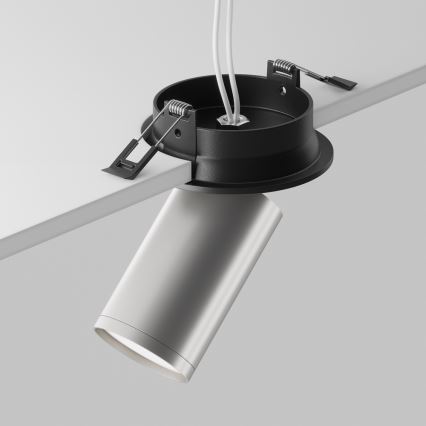 Maytoni C048CL-U-1BS - Podhľadové bodové svietidlo FOCUS 1xGU10/10W/230V matný chróm