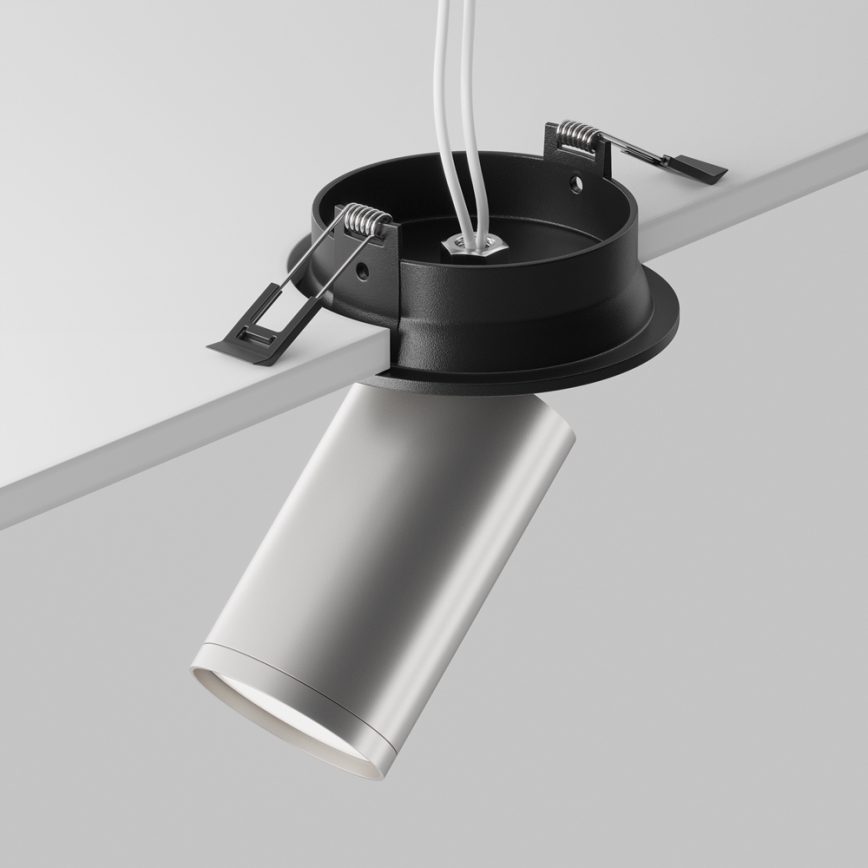 Maytoni C048CL-U-1BS - Podhľadové bodové svietidlo FOCUS 1xGU10/10W/230V matný chróm