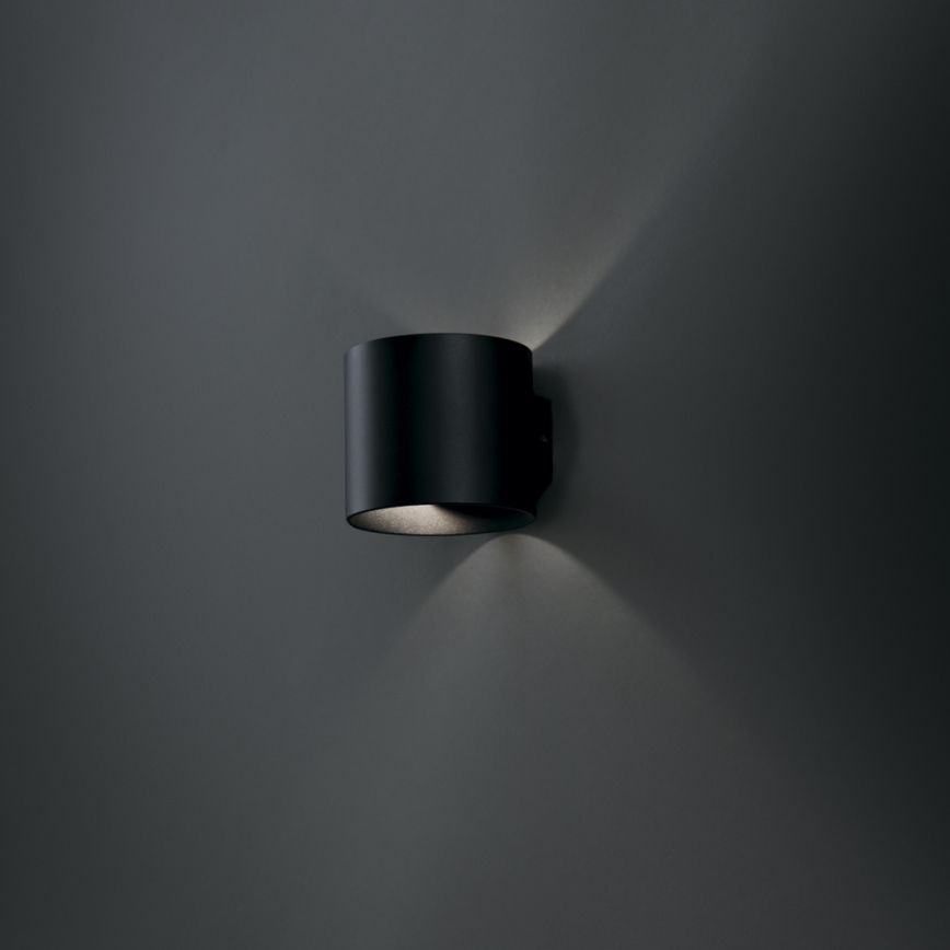 Maytoni C066WL-01B - Nástenné svietidlo ROND 1xG9/50W/230V čierna