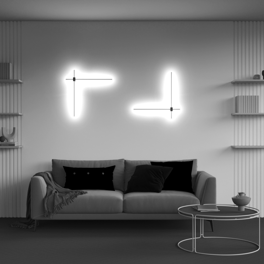 Maytoni C070WL-L12GB3K - LED Nástenné svietidlo PARS LED/12W/230V CRI 90 čierna