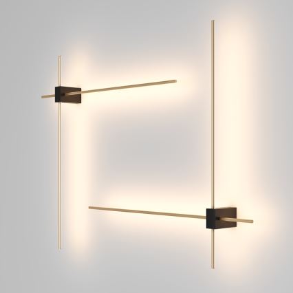 Maytoni C070WL-L12GB3K - LED Nástenné svietidlo PARS LED/12W/230V CRI 90 čierna
