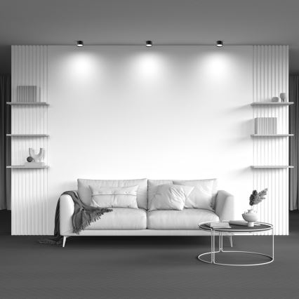 Maytoni C086CL-GX53-SRD-B - Bodové svietidlo HOOP 1xGX53/12W/230V čierna