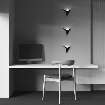 Maytoni C808WL-L3B - LED Nástenné svietidlo TRAME LED/3W/230V čierna