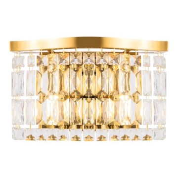 Maytoni DIA005WL-02G - Nástenné svietidlo DUNE 2xE14/60W/230V zlatá