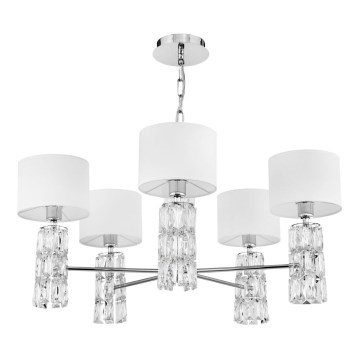 Maytoni DIA008PL-05CH - Luster na reťazi TALENTO 5xE14/40W/230V