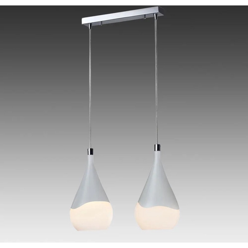 Maytoni F013-22-W - Luster na lanku ICEBERG 2xE14/60W/230V