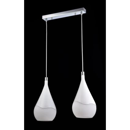 Maytoni F013-22-W - Luster na lanku ICEBERG 2xE14/60W/230V