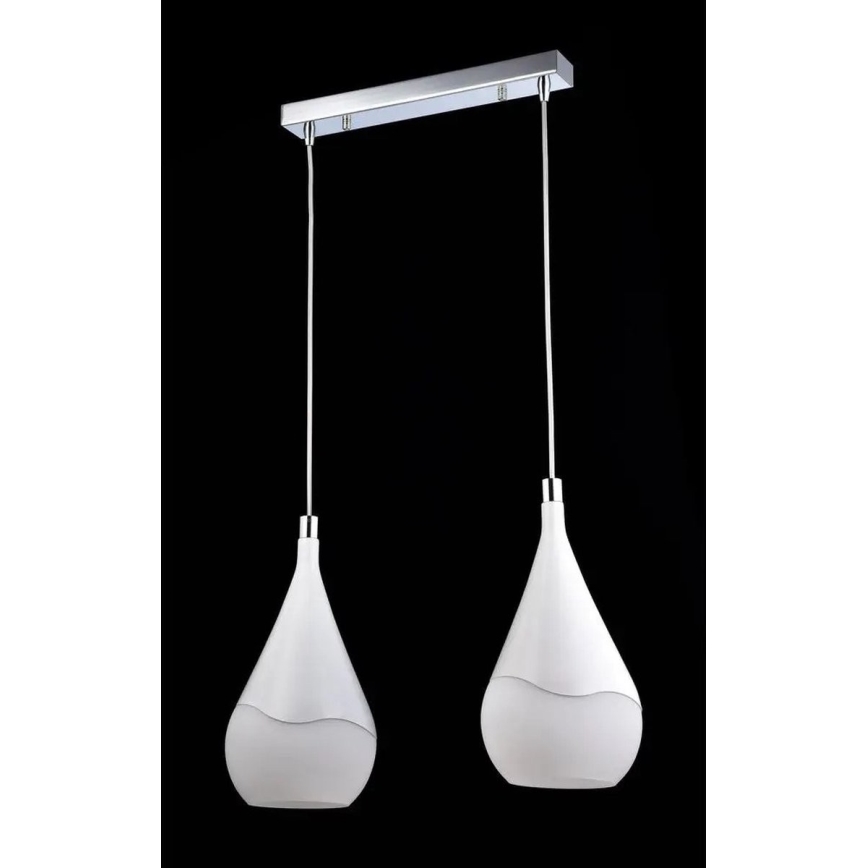 Maytoni F013-22-W - Luster na lanku ICEBERG 2xE14/60W/230V