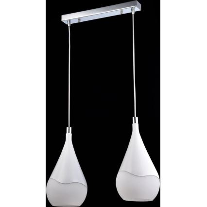 Maytoni F013-22-W - Luster na lanku ICEBERG 2xE14/60W/230V