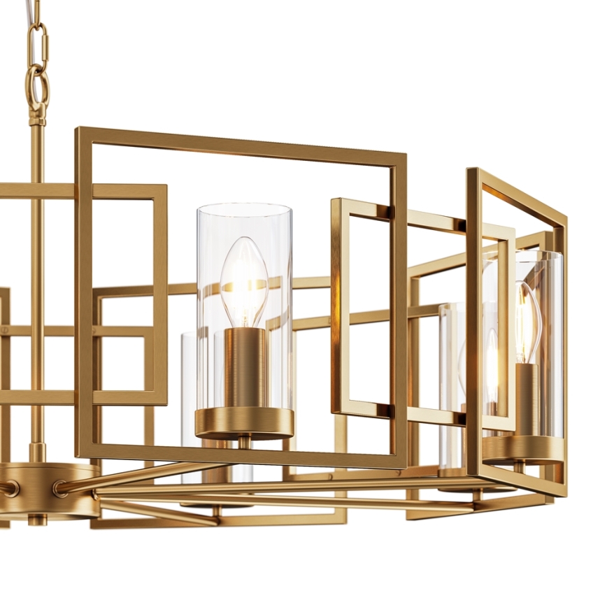 Maytoni H009PL-08G - Luster na reťazi BOWI 8xE14/40W/230V