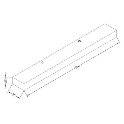 Maytoni MIR011WL-L9B4K - LED Nástenné svietidlo ORION LED/9W/230V čierna