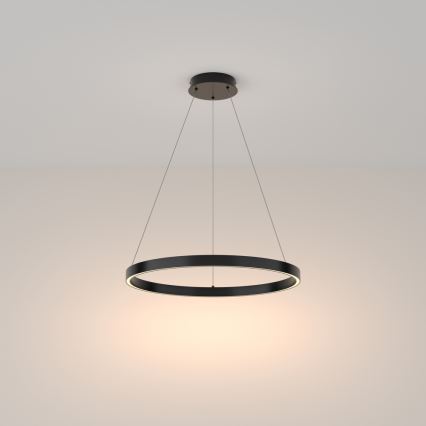 Maytoni MOD058PL-L32B3K - LED Luster na lanku RIM LED/37W/230V 3000K pr. 60 cm čierna