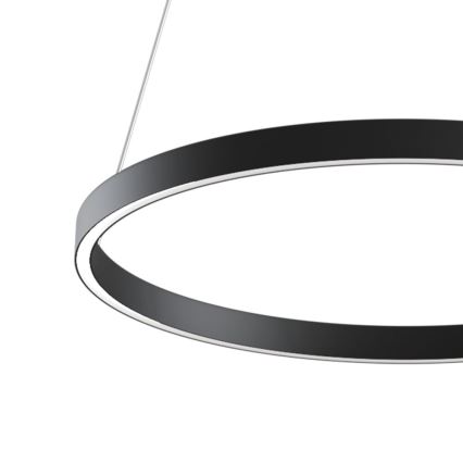 Maytoni MOD058PL-L32B3K - LED Luster na lanku RIM LED/37W/230V 3000K pr. 60 cm čierna