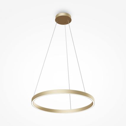 Maytoni MOD058PL-L32BS4K - LED Luster na lanku RIM LED/37W/230V 4000K pr. 60 cm zlatá