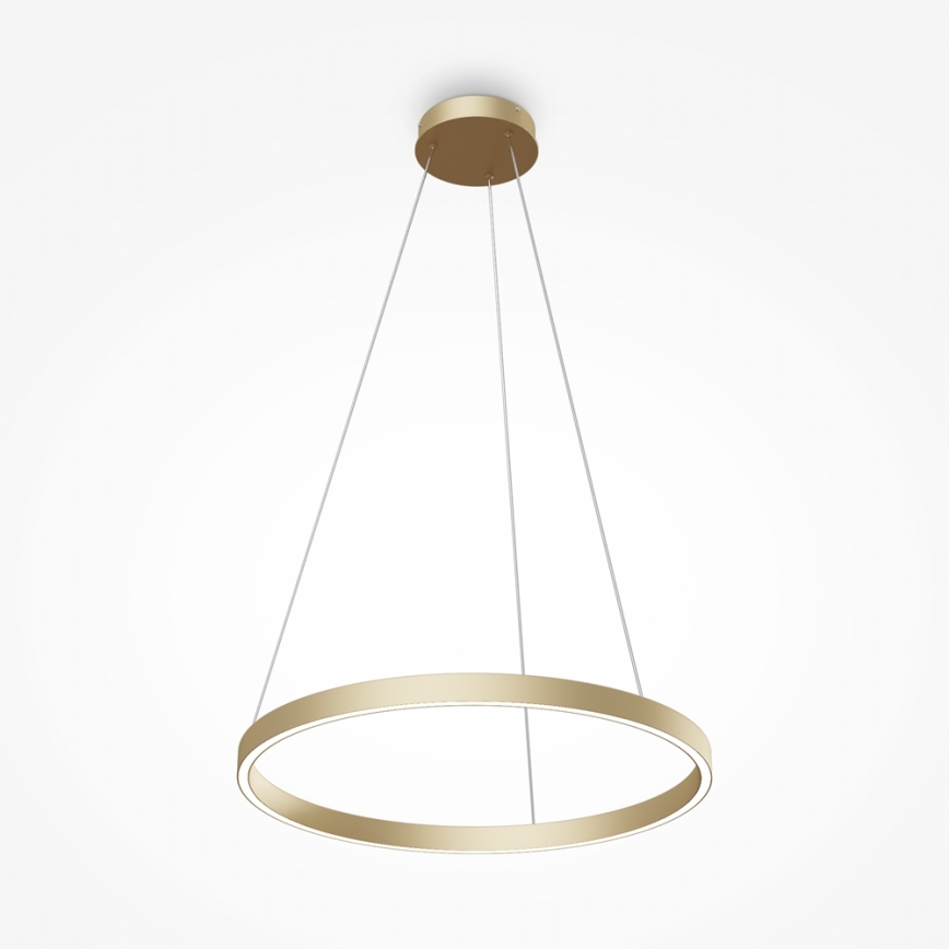 Maytoni MOD058PL-L32BS4K - LED Luster na lanku RIM LED/37W/230V 4000K pr. 60 cm zlatá