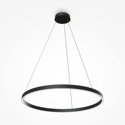Maytoni MOD058PL-L42B4K - LED Luster na lanku RIM LED/51W/230V 4000K pr. 80 cm čierna