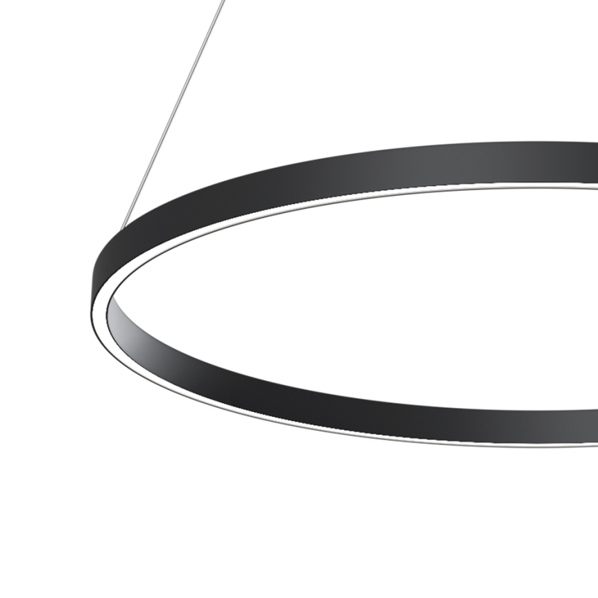 Maytoni MOD058PL-L42B4K - LED Luster na lanku RIM LED/51W/230V 4000K pr. 80 cm čierna