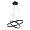 Maytoni MOD058PL-L55B3K - LED Luster na lanku RIM LED/61W/230V 3000K pr. 60 cm čierna