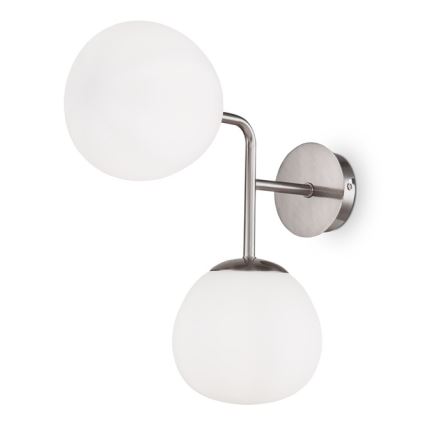 Maytoni MOD221-WL-02-N - Nástenné svietidlo ERICH 2xE14/40W/230V matný chróm