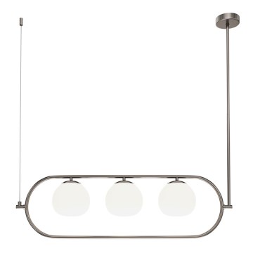 Maytoni MOD221PL-03N - Luster na tyči ERICH 3xE14/40W/230V matný chróm