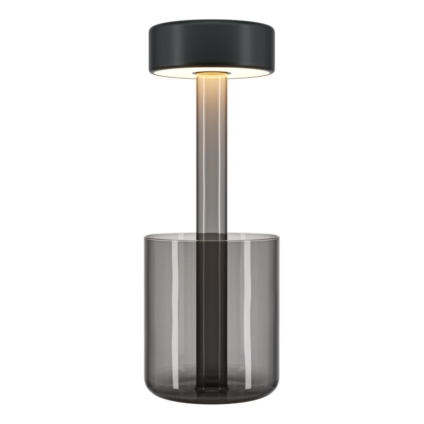 Maytoni MOD229TL-L3B3K3 - LED Stmievateľná nabíjacia prenosná stolná lampa LED/3W/5V 2200-4000K čierna/šedá