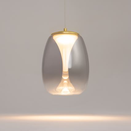 Maytoni MOD282PL-L8G3K - LED Luster na lanku SPLASH LED/7W/230V 3000K zlatá
