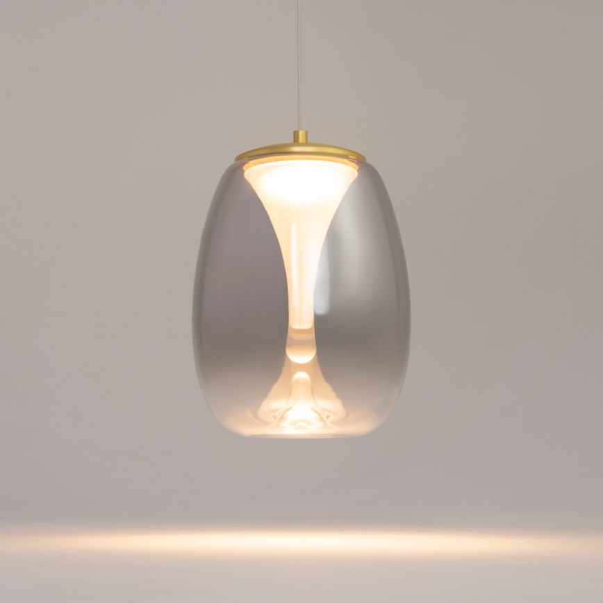 Maytoni MOD282PL-L8G3K - LED Luster na lanku SPLASH LED/7W/230V 3000K zlatá