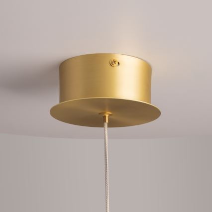 Maytoni MOD282PL-L8G3K - LED Luster na lanku SPLASH LED/7W/230V 3000K zlatá