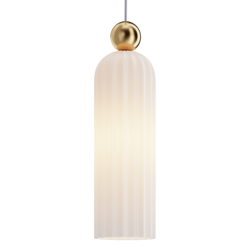 Maytoni MOD302PL-01W - Luster na lanku ANTIC 1xE14/40W/230V zlatá/biela