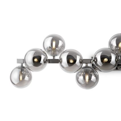 Maytoni MOD547WL-13CH - Nástenné svietidlo DALLAS 13xG9/28W/230V dymové