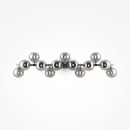 Maytoni MOD547WL-13CH - Nástenné svietidlo DALLAS 13xG9/28W/230V dymové