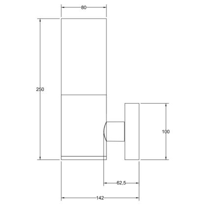 Maytoni O418WL-01B - Vonkajšie nástenné svietidlo WILLIS 1xE27/60W/230V IP54 čierna
