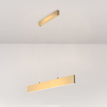 Maytoni P010PL-L23G3K - LED Luster na lanku STEP LED/23W/230V 3000K 91 cm zlatá