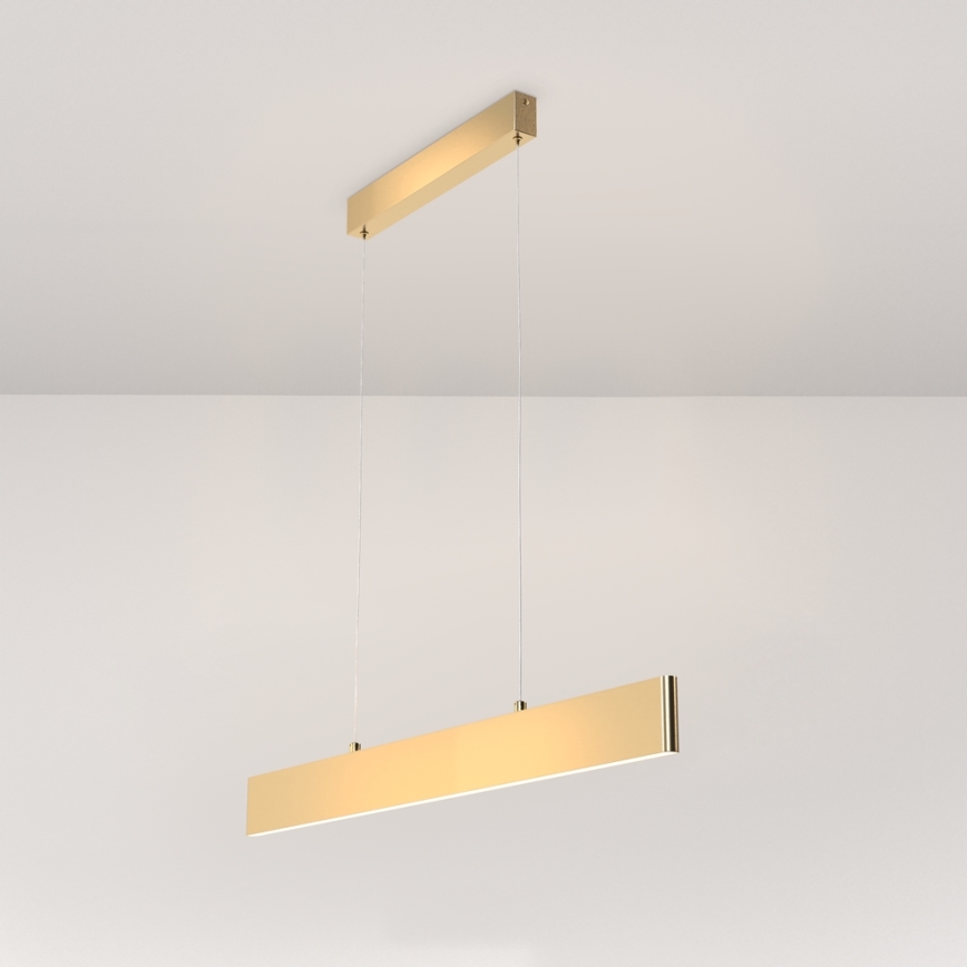Maytoni P010PL-L23G3K - LED Luster na lanku STEP LED/23W/230V 3000K 91 cm zlatá